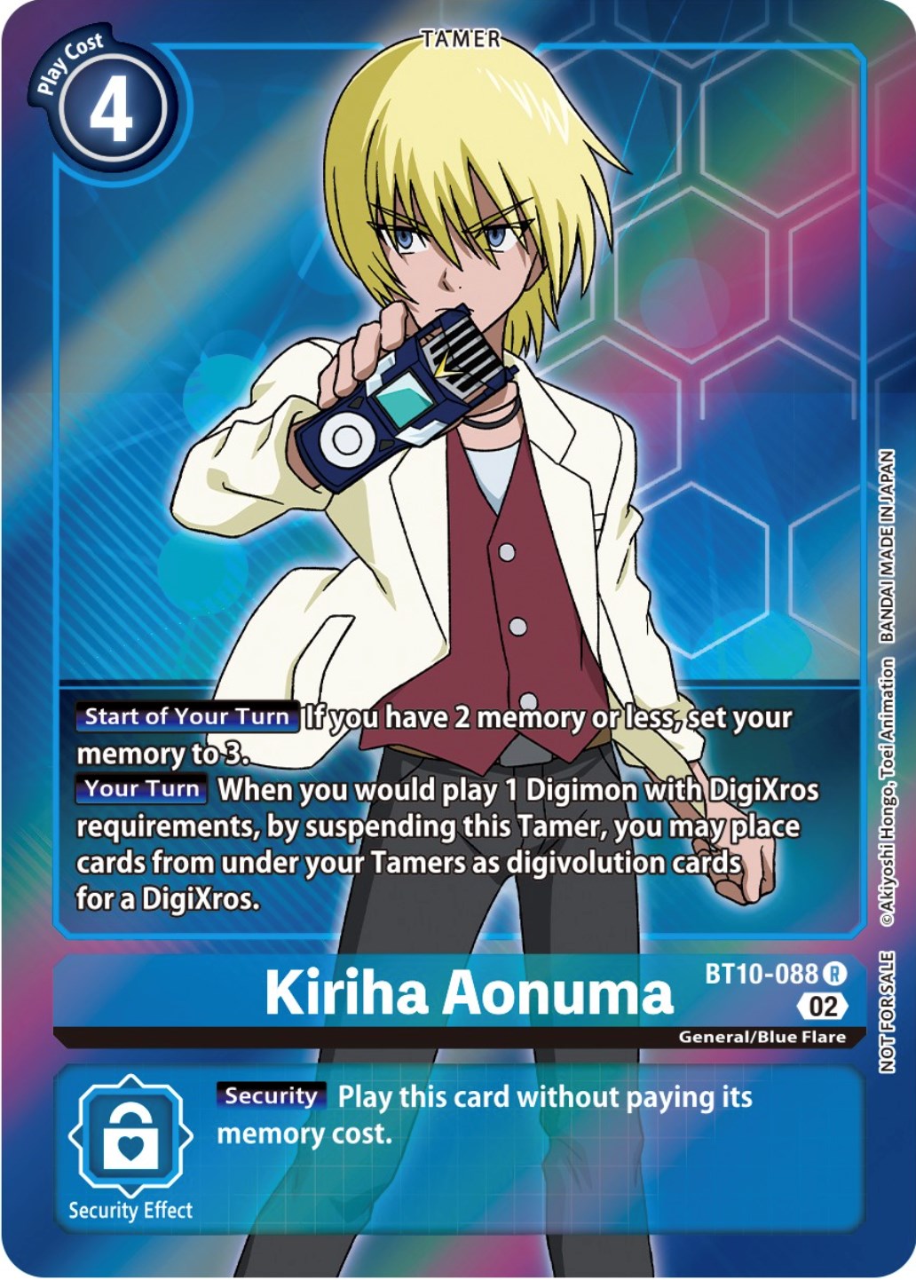 Kiriha Aonuma [BT10-088] (Box Topper) [Xros Encounter] | Cracking-Singles