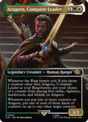 Aragorn, Company Leader (Borderless Alternate Art) [The Lord of the Rings: Tales of Middle-Earth] | Cracking-Singles