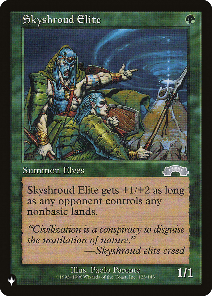 Skyshroud Elite [The List Reprints] | Cracking-Singles