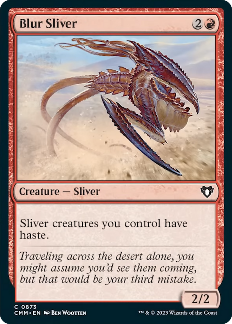 Blur Sliver [Commander Masters] | Cracking-Singles