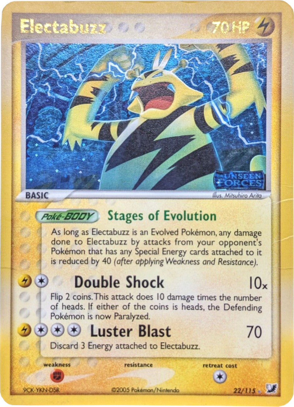 Electabuzz (22/115) (Stamped) [EX: Unseen Forces] | Cracking-Singles