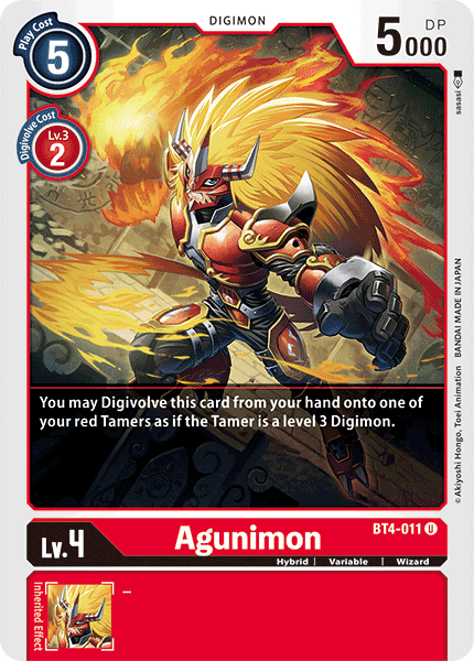 Agunimon [BT4-011] [Great Legend] | Cracking-Singles