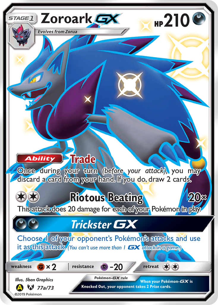 Zoroark GX (77a/73) [Alternate Art Promos] | Cracking-Singles