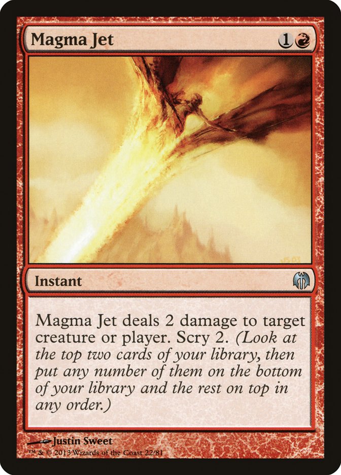 Magma Jet [Duel Decks: Heroes vs. Monsters] | Cracking-Singles