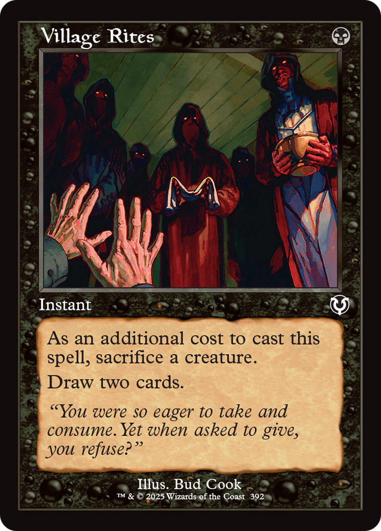 Village Rites (Retro Frame) [Innistrad Remastered] | Cracking-Singles