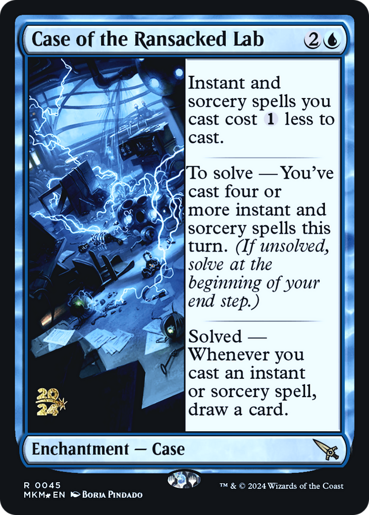 Case of the Ransacked Lab [Murders at Karlov Manor Prerelease Promos] | Cracking-Singles