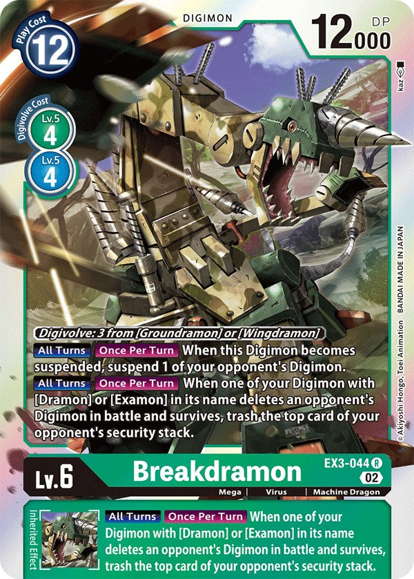 Breakdramon [EX3-044] [Draconic Roar] | Cracking-Singles