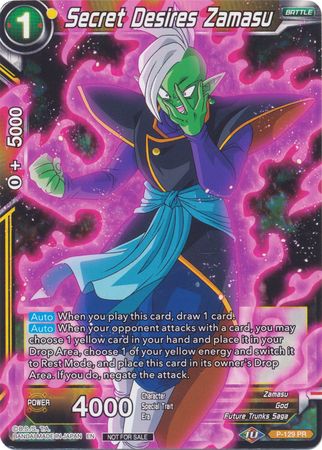 Secret Desires Zamasu (Shop Tournament: Assault of Saiyans) (P-129) [Promotion Cards] | Cracking-Singles