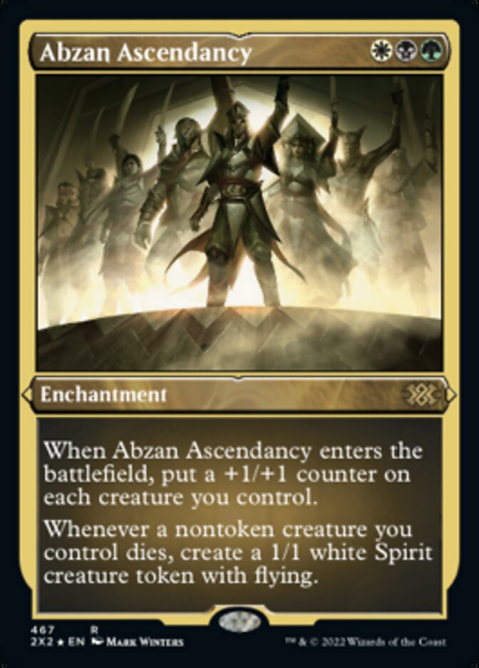 Abzan Ascendancy (Foil Etched) [Double Masters 2022] | Cracking-Singles