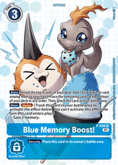 Blue Memory Boost! [P-036] (Box Promotion Pack - Next Adventure) [Promotional Cards] | Cracking-Singles