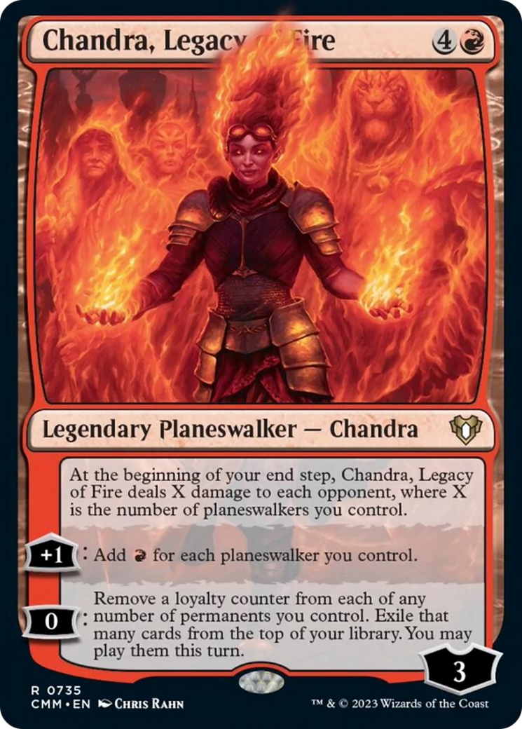 Chandra, Legacy of Fire [Commander Masters] | Cracking-Singles