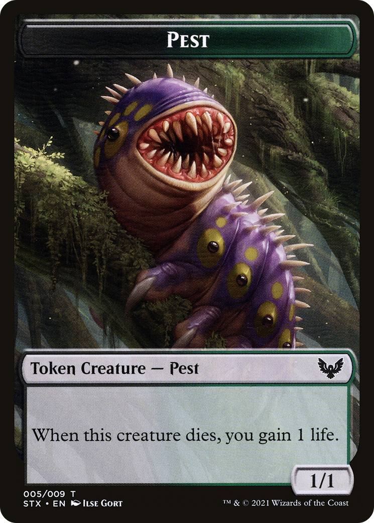 Pest // Lukka, Wayward Bonder Emblem Double-Sided Token [Secret Lair: From Cute to Brute Tokens] | Cracking-Singles