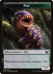 Pest // Jace, Telepath Unbound Emblem Double-Sided Token [Secret Lair: From Cute to Brute Tokens] | Cracking-Singles