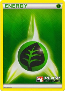 Grass Energy (2011 Play Pokemon Promo) [League & Championship Cards] | Cracking-Singles