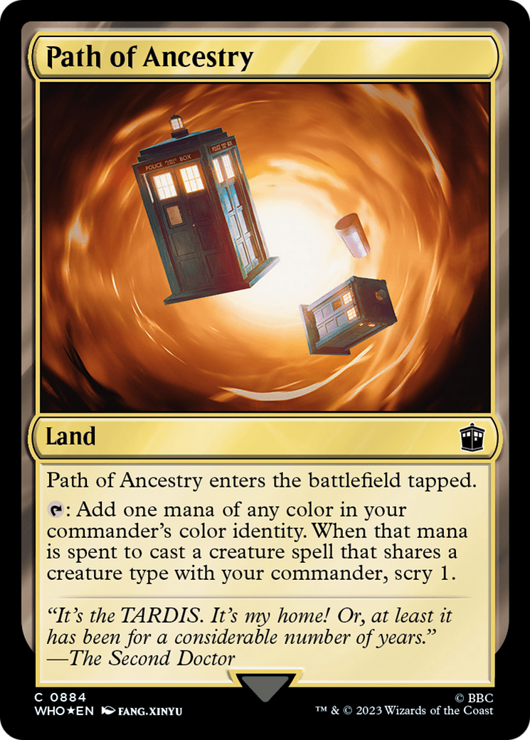 Path of Ancestry (Surge Foil) [Doctor Who] | Cracking-Singles