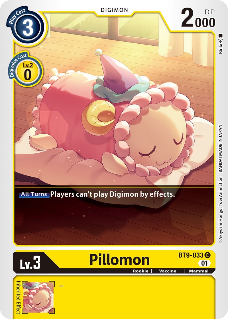 Pillomon [BT9-033] [X Record] | Cracking-Singles