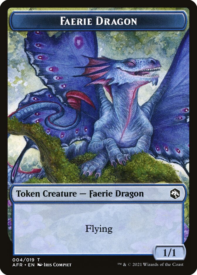 Faerie Dragon Token [Dungeons & Dragons: Adventures in the Forgotten Realms Tokens] | Cracking-Singles