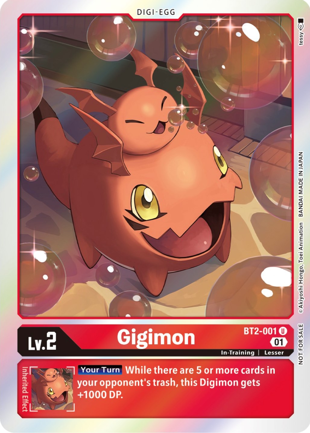 Gigimon [BT2-001] (ST-11 Special Entry Pack) [Release Special Booster Promos] | Cracking-Singles