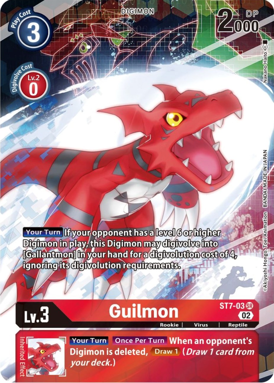 Guilmon [ST7-03] (Alternate Art) [Starter Deck: Beelzemon Advanced Deck Set] | Cracking-Singles