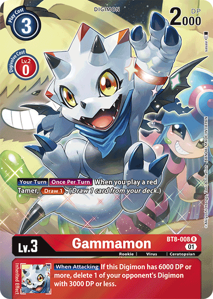 Gammamon [BT8-008] (Alternate Art) [New Awakening] | Cracking-Singles