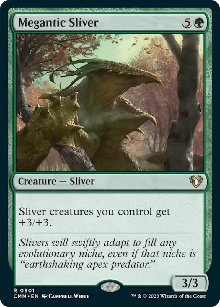 Megantic Sliver [Commander Masters] | Cracking-Singles