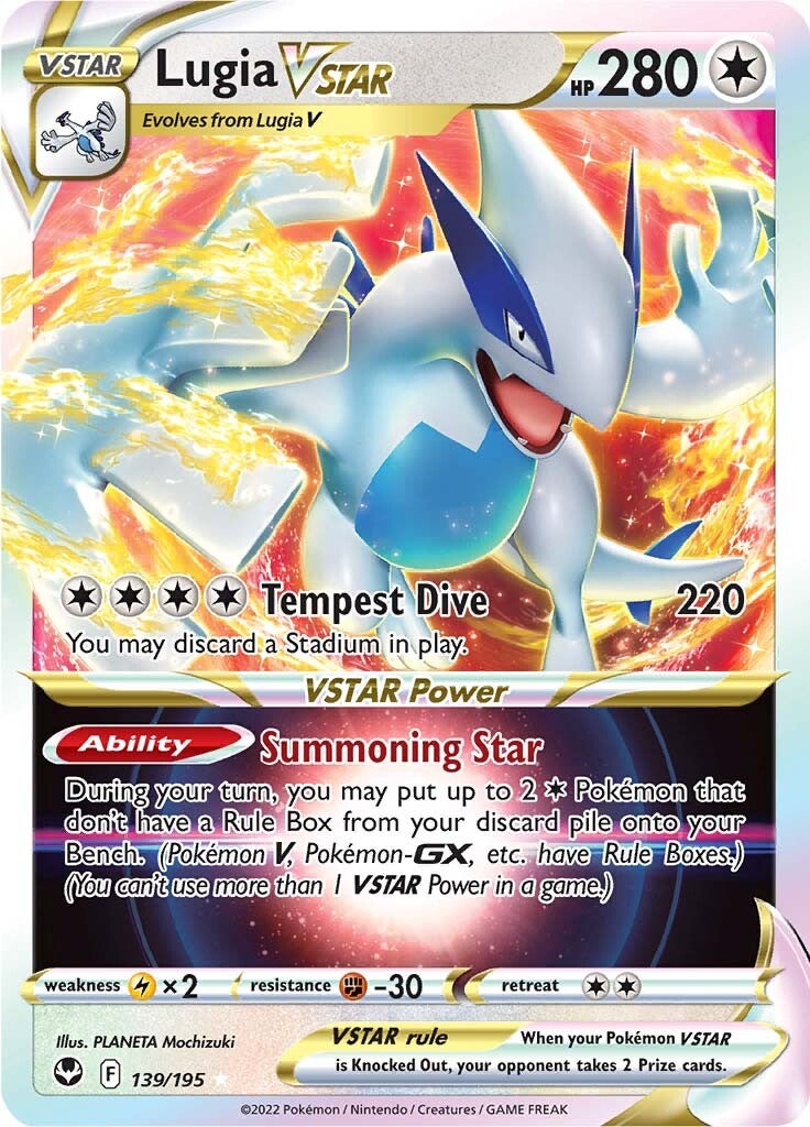 Lugia VSTAR (139/195) [Sword & Shield: Silver Tempest] | Cracking-Singles