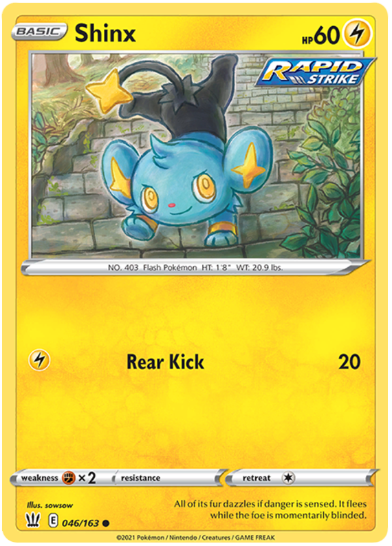 Shinx (046/163) [Sword & Shield: Battle Styles] | Cracking-Singles