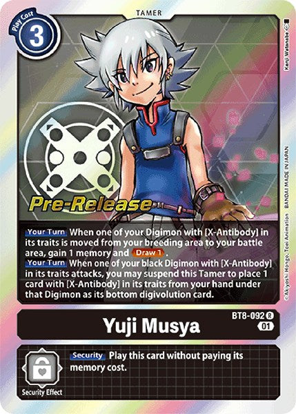 Yuji Musya [BT8-092] [New Awakening Pre-Release Cards] | Cracking-Singles