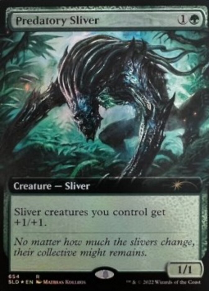 Predatory Sliver (Extended Art) [Secret Lair Drop Promos] | Cracking-Singles