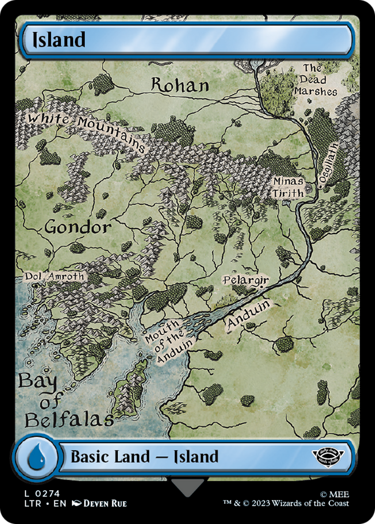 Island (274) [The Lord of the Rings: Tales of Middle-Earth] | Cracking-Singles