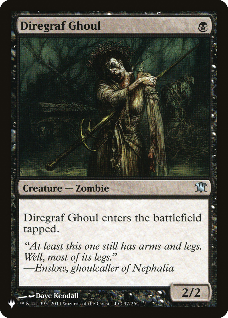 Diregraf Ghoul [The List Reprints] | Cracking-Singles