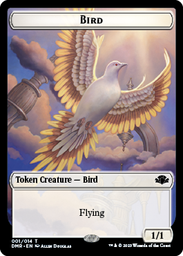 Insect // Bird Double-Sided Token [Dominaria Remastered Tokens] | Cracking-Singles