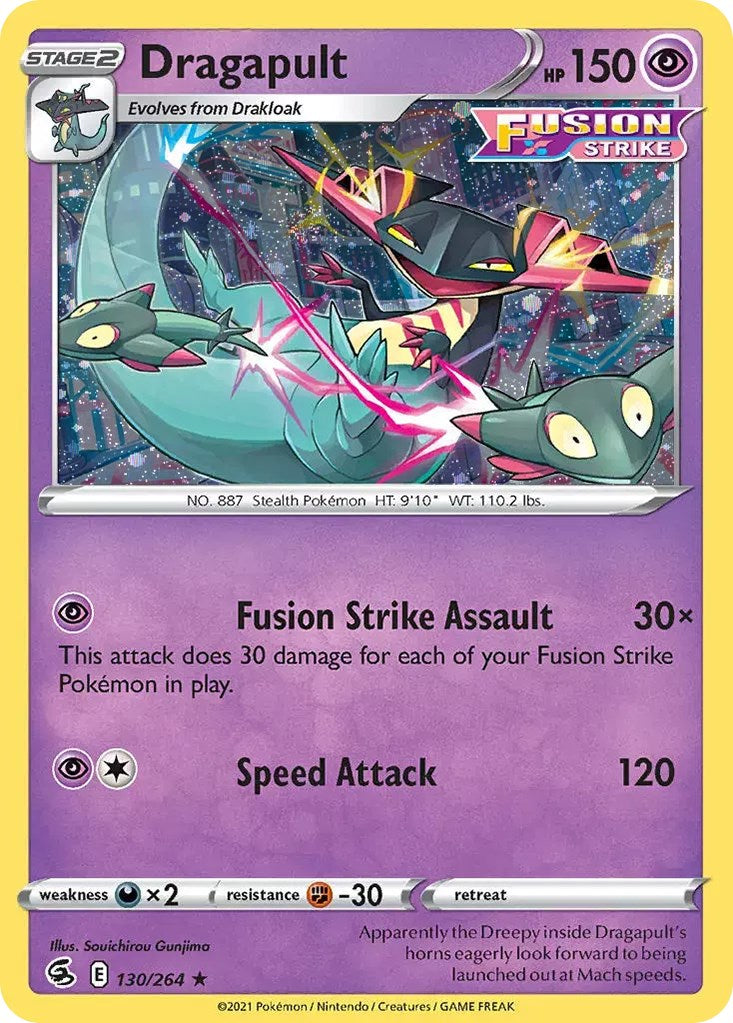 Dragapult (130/264) (Cosmos Holo) [Sword & Shield: Fusion Strike] | Cracking-Singles