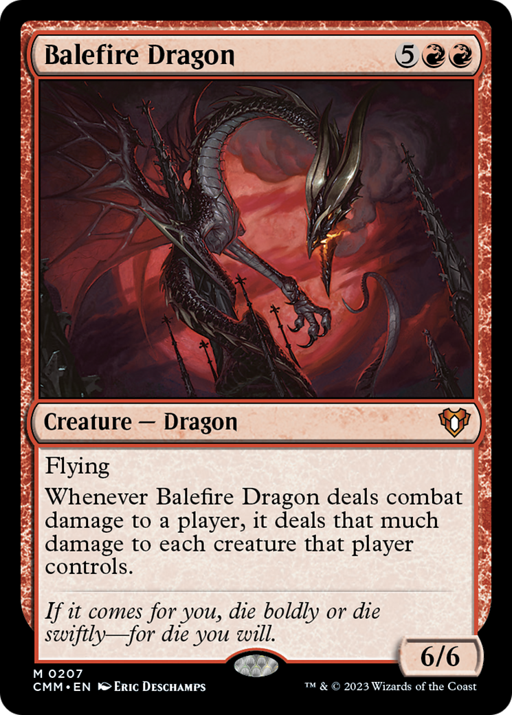 Balefire Dragon [Commander Masters] | Cracking-Singles