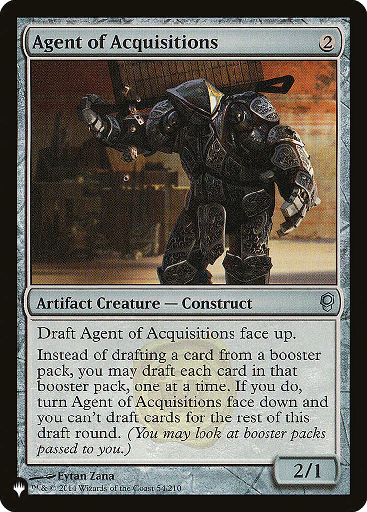 Agent of Acquisitions [The List] | Cracking-Singles