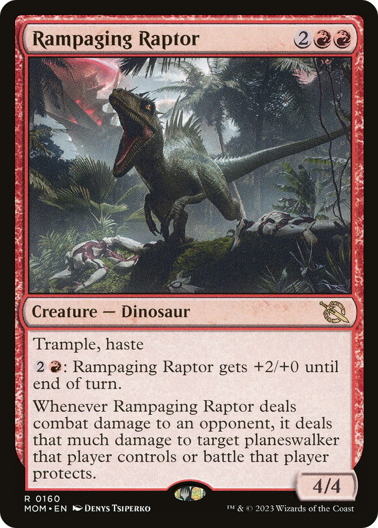 Rampaging Raptor [March of the Machine] | Cracking-Singles