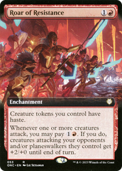 Roar of Resistance (Extended Art) [Phyrexia: All Will Be One Commander] | Cracking-Singles