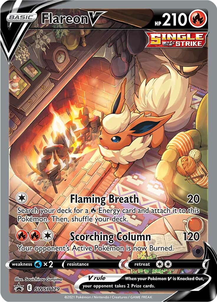 Flareon V (SWSH179) [Sword & Shield: Black Star Promos] | Cracking-Singles