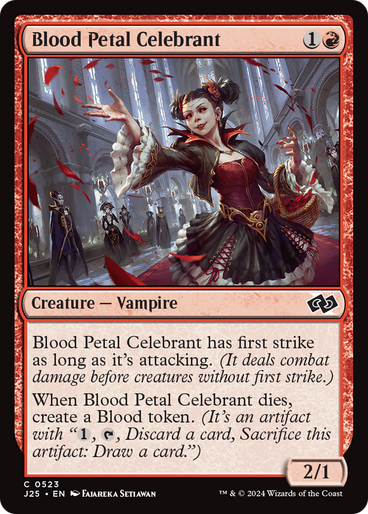 Blood Petal Celebrant [Foundations Jumpstart] | Cracking-Singles