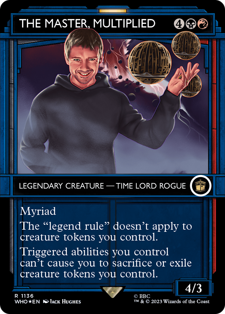 The Master, Multiplied (Showcase) (Surge Foil) [Doctor Who] | Cracking-Singles