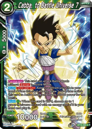 Cabba, to Battle Universe 7 (BT16-060) [Realm of the Gods] | Cracking-Singles