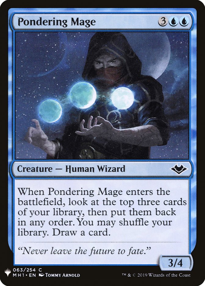 Pondering Mage [Mystery Booster] | Cracking-Singles