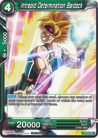 Intrepid Determination Bardock (P-010) [Promotion Cards] | Cracking-Singles