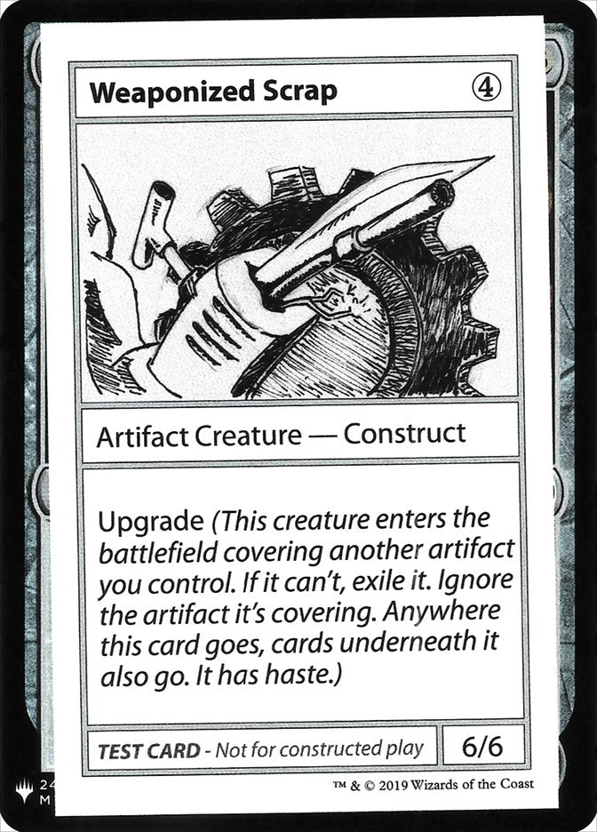 Weaponized Scrap [Mystery Booster Playtest Cards] | Cracking-Singles