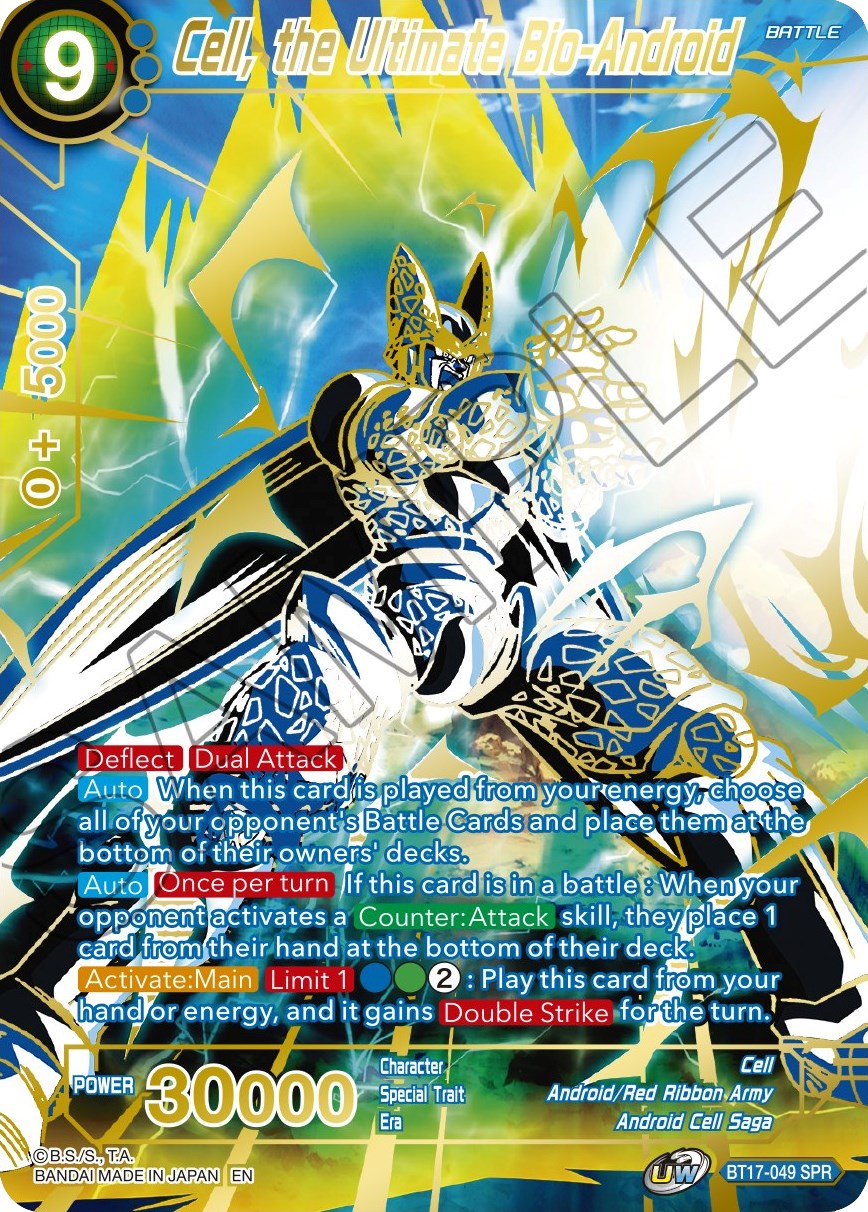 Cell, the Ultimate Bio-Android (SPR) (BT17-049) [Ultimate Squad] | Cracking-Singles