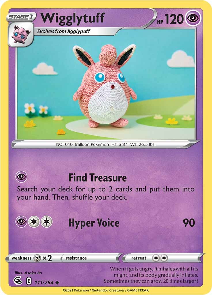 Wigglytuff (111/264) [Sword & Shield: Fusion Strike] | Cracking-Singles