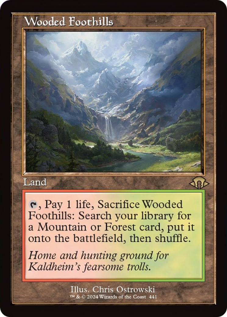 Wooded Foothills (Retro) [Modern Horizons 3] | Cracking-Singles