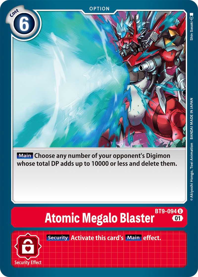 Atomic Megalo Blaster [BT9-094] [X Record] | Cracking-Singles