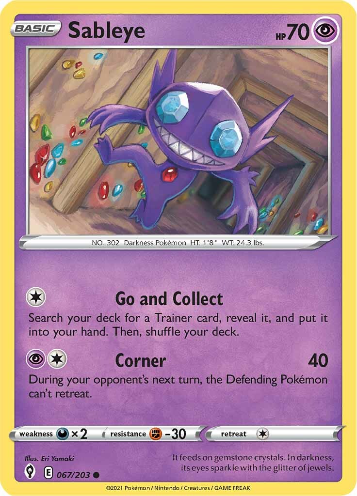 Sableye (067/203) [Sword & Shield: Evolving Skies] | Cracking-Singles