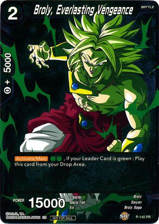 Broly, Everlasting Vengeance (P-140) [Promotion Cards] | Cracking-Singles